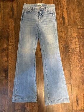 7 For All Mankind Light Blue Flared Jeans